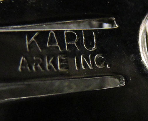 Karu Arke Vintage Dazzling Mid-Century Multi-Colored Unique Earrings