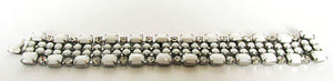 Weiss Vintage Costume Jewelry 1950s Mid-Century Diamante Bracelet - Front