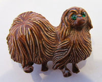 Adorable Gerry's Vintage Mid Century Pekingese Pin - Thumbnail