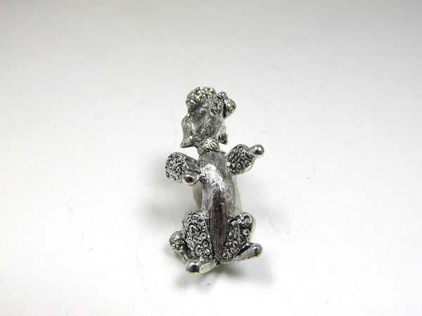 Gerry's 1960s Vintage Adorable Poodle Pin Sporting a Lion Cut - Front