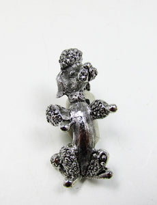 Gerry's 1960s Vintage Adorable Poodle Pin Sporting a Lion Cut - Front