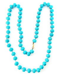 Vintage 1950s Jewelry Lovely Mid-Century Double Strand Pearl Necklace - Front - Thumbnail