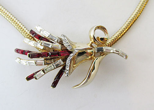 CoroCraft Pegasus Mark Vintage Exquisite 1950s Slider Necklace