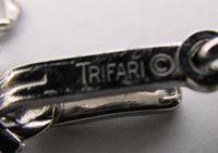 Trifari Vintage Exquisite 1950s Mid Century Rhinestone Link Necklace - Thumbnail