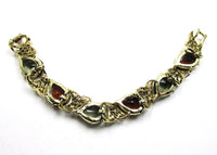 1950s Vintage Jewelry Dramatic Mid-Century Iridescent Bracelet