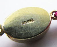 Vintage 1960s Gorgeous Retro Hand Knotted Carnelian Bead Necklace - Thumbnail