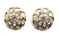 Jewelry Hattie Carnegie Vintage 1950s Designer Earrings - Front - Thumbnail