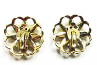 Jewelry Hattie Carnegie Vintage 1950s Designer Earrings - Back - Thumbnail