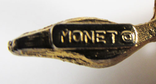 Monet Vintage Mid Century 1950s Adorable Figural Rabbit Pin