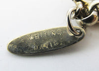 Whiting & Davis 1960s Vintage Jewelry Distinctive Gemstone Pendant