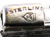 Rare Walter Lampl Vintage Jewelry 1940s Art Deco Diamante Bracelet - Signature - Thumbnail