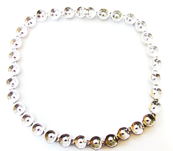 Nolan Miller 1980s Vintage Contemporary Style Diamante Necklace - Back