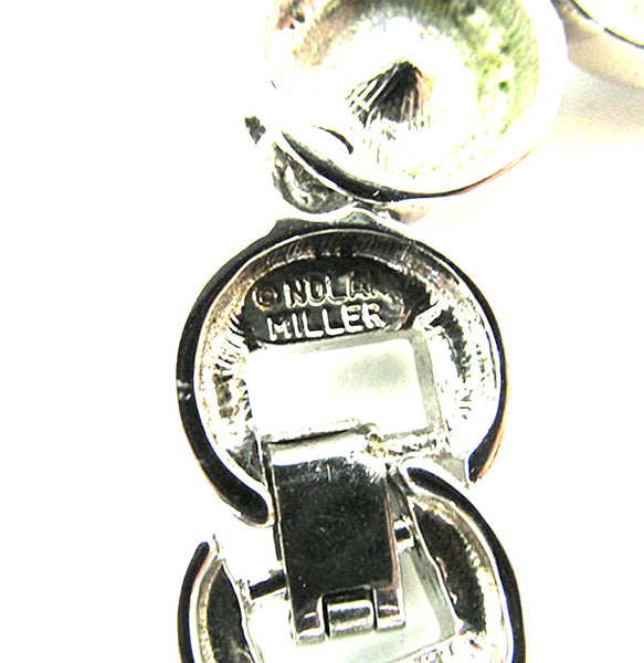 Nolan Miller 1980s Vintage Contemporary Style Diamante Necklace - Signature
