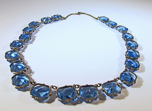 Czechoslovakia Vintage Extraordinary 1930s Art Deco Necklace