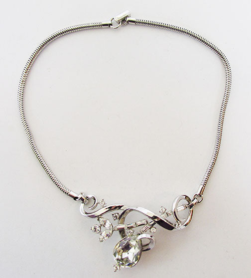 Trifari Vintage 1950s Mid Century Stunning Statement Necklace