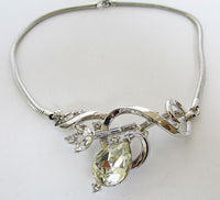 Trifari Vintage 1950s Mid Century Stunning Statement Necklace - Thumbnail