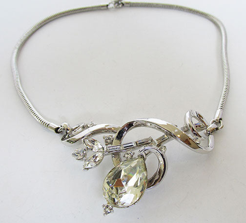 Trifari Vintage 1950s Mid Century Stunning Statement Necklace