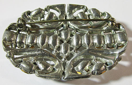Vintage Retro 1930s Dazzling Rhinestone Art Deco Pin