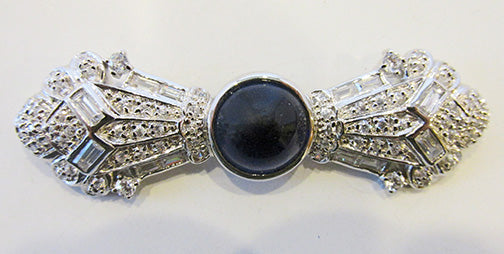 Hattie Carnegie Vintage Rare 1940s Exquisite Geometric Sterling Pin