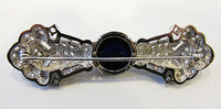 Hattie Carnegie Vintage Rare 1940s Exquisite Geometric Sterling Pin - Thumbnail