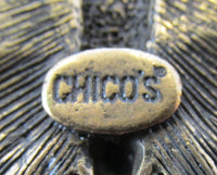 Bold Chico's Vintage Retro Contemporary Style Figural Butterfly Pin - Thumbnail