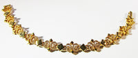 Avon 1960s Mid-Century Wardrobe Friendly Gold Tone Filigree Set - Front Bracelet - Thumbnail