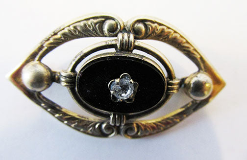 Coro Rare R Mark Vintage 1920s Art Deco Pin