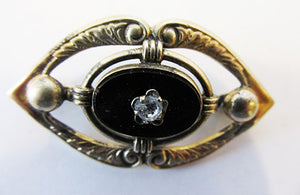 Coro Rare R Mark Vintage 1920s Art Deco Pin