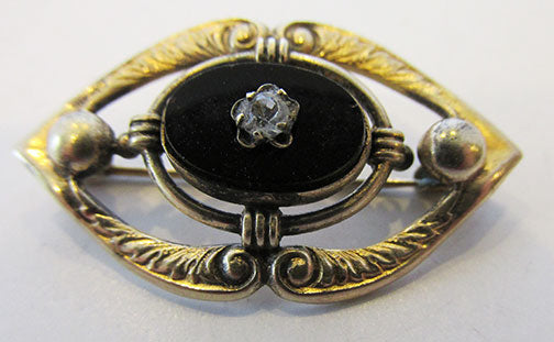 Coro Rare R Mark Vintage 1920s Art Deco Pin