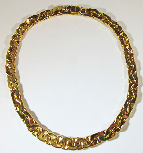 Ciner Vintage Extraordinary Retro Minimalist Link Necklace