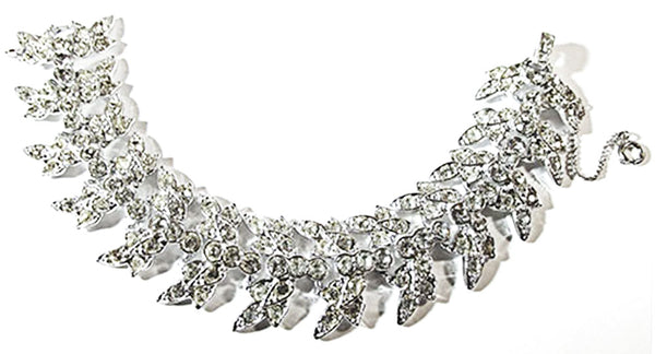 Sarah Coventry Vintage 1950s Stunning Diamante Bracelet and Earrings - Bracelet