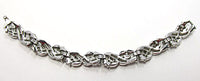 Crown Trifari Vintage Jewelry 1950s Mid-Century Diamante Bracelet - Back - Thumbnail