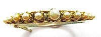 Vintage Jewelry 1950s Mid-Century Flawless Pearl Cuff Bracelet - Front - Thumbnail