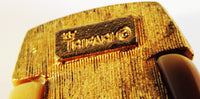 Vintage 1950s Mid-Century Crown Trifari Thermoset Hat or Stick Pin