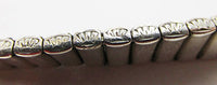 Leach & Miller 1920s Stunning Sterling Art Deco Rhinestone Bracelet - Side - Thumbnail