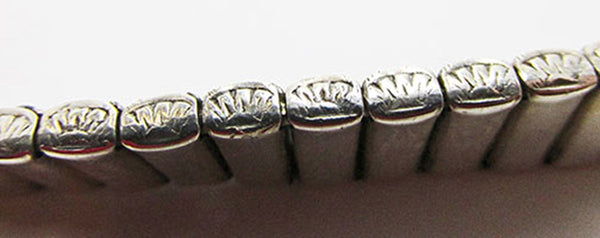 Leach and Miller Vintage Jewelry 1920s Stunning Sterling Art Deco Bracelet - Side