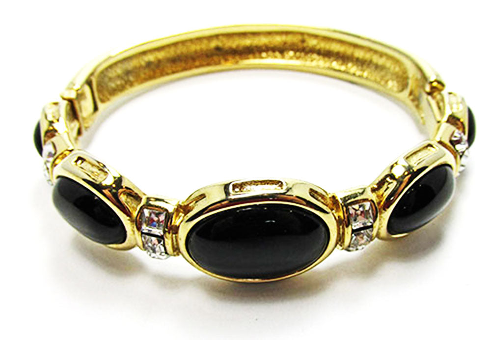 Vintage Retro Bold and Sophisticated Contemporary Style Cuff Bracelet - Front