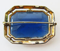 Vintage Retro 1930s Striking Art Deco Sterling Geometric Pin