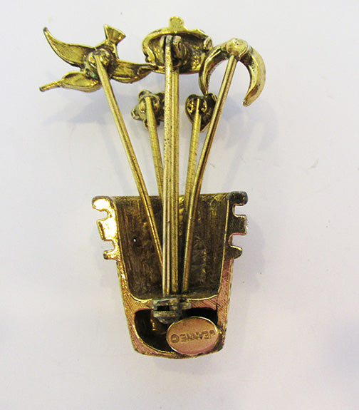 Jeanne Vintage Mid Century 1950s Charming Umbrella Stand Pin