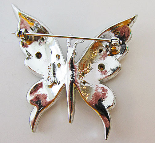 Pell Vintage 1950s  Mid Century Whimsical Butterfly Pin