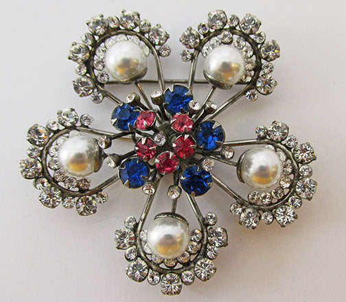 Sonia Lee Vintage Extremely Rare 1940s Sterling Pin/Pendant