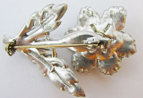 Vintage Delicate 1930s Retro Floral Trembler Pin