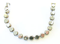 Judy Lee 1950s Vintage Jewelry Classic Mid-Century Diamante Bracelet - Back - Thumbnail