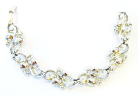 Trifari 1950s Vintage Jewelry Dazzling Mid-Century Diamante Bracelet - Back - Thumbnail