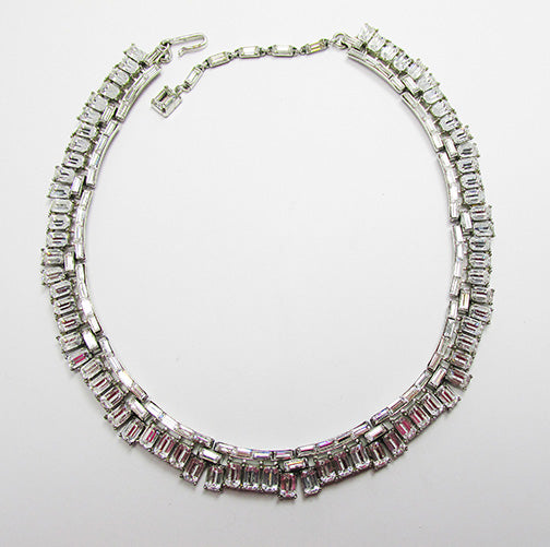 Trifari Vintage 1950s Alfred Philippe Signature Book Piece Necklace