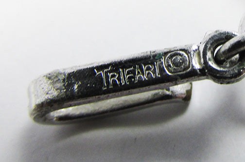 Trifari Vintage 1950s Alfred Philippe Signature Book Piece Necklace