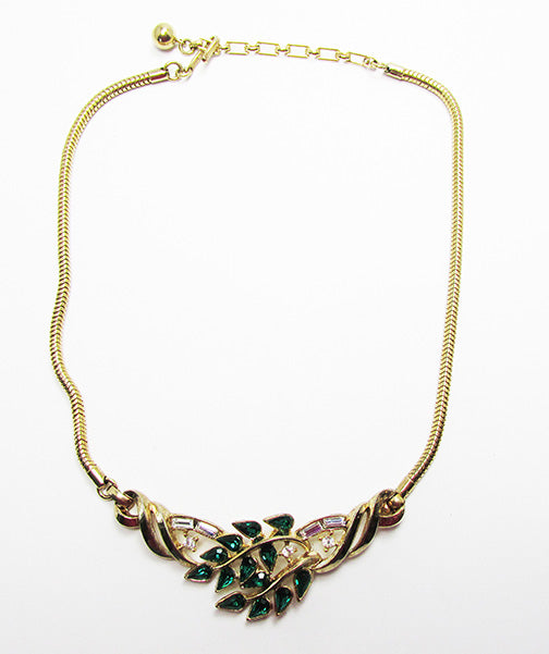 Crown Trifari Vintage 1940s Alfred Philippe Book Piece Necklace