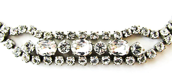 Weiss Vintage 1950s Mid-Century Superb Sparkling Diamante Bracelet - Close Up