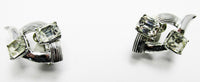 Coro 1960s Mid-Century Diamante Necklace, Earrings, and Bracelet Set