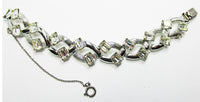 Coro 1960s Mid-Century Diamante Necklace, Earrings, and Bracelet Set